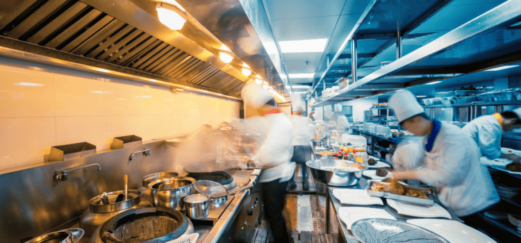 A restaurant kitchen that needs Houston water filters