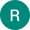 A green circle icon with an "R" on it, representing an avatar for Renee Duckett.